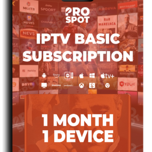 IPTV Basic Subscription 1 Month 1 device