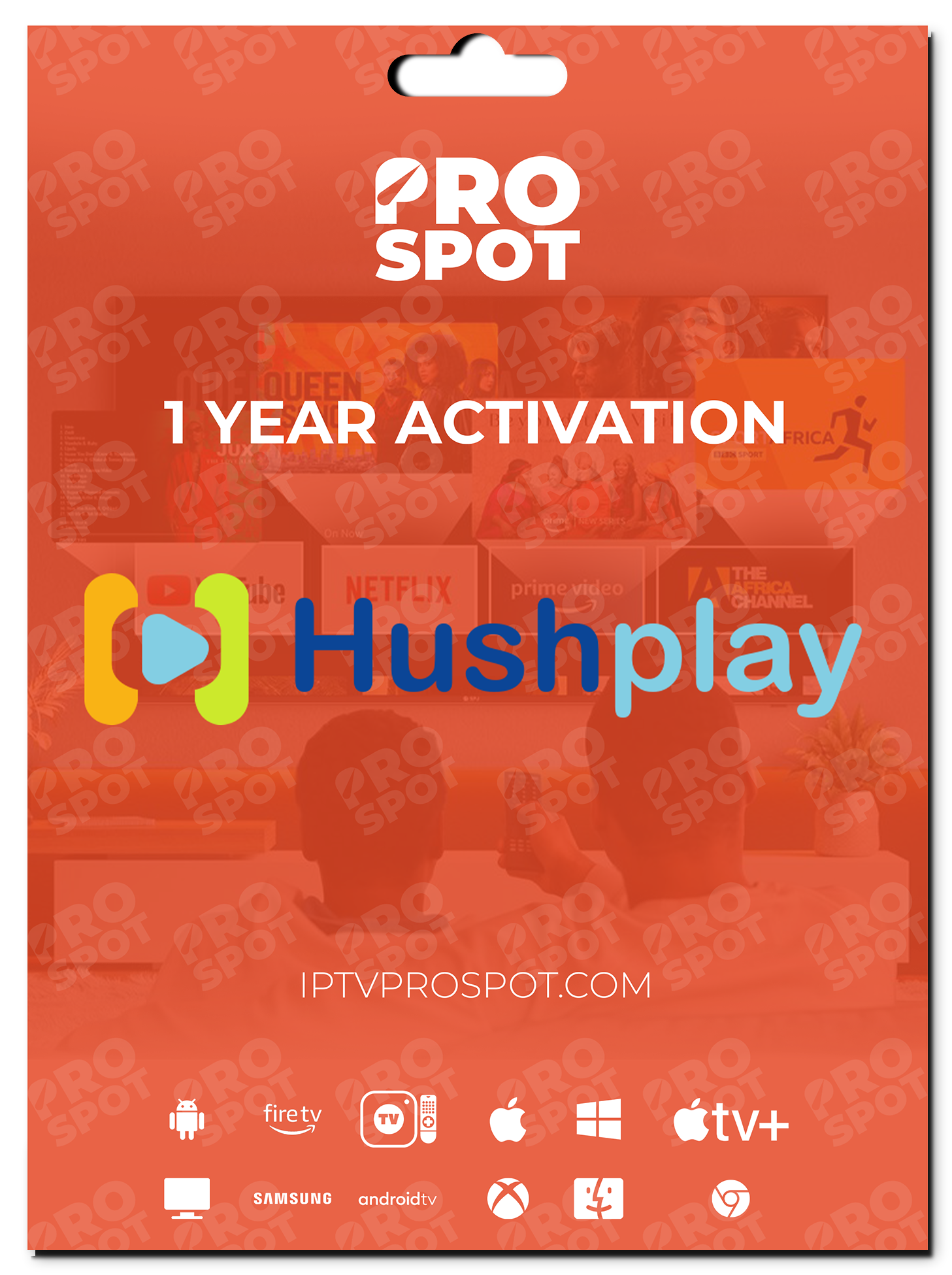 HushPlay IPTV activation